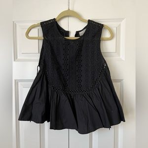 ASOS Black Tank Top, US Size 6